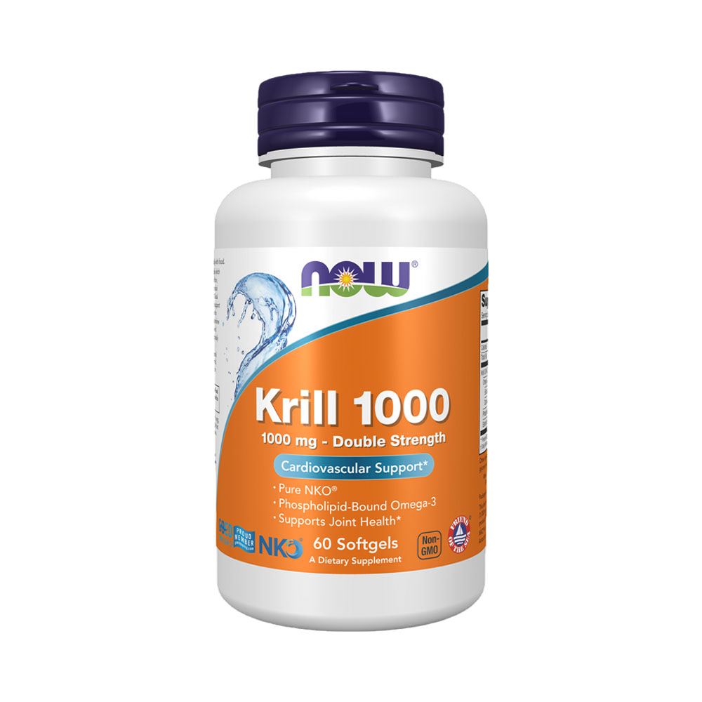 Vitamina Now Krill 1000 Double Strength 1000MG 60 Capsulas