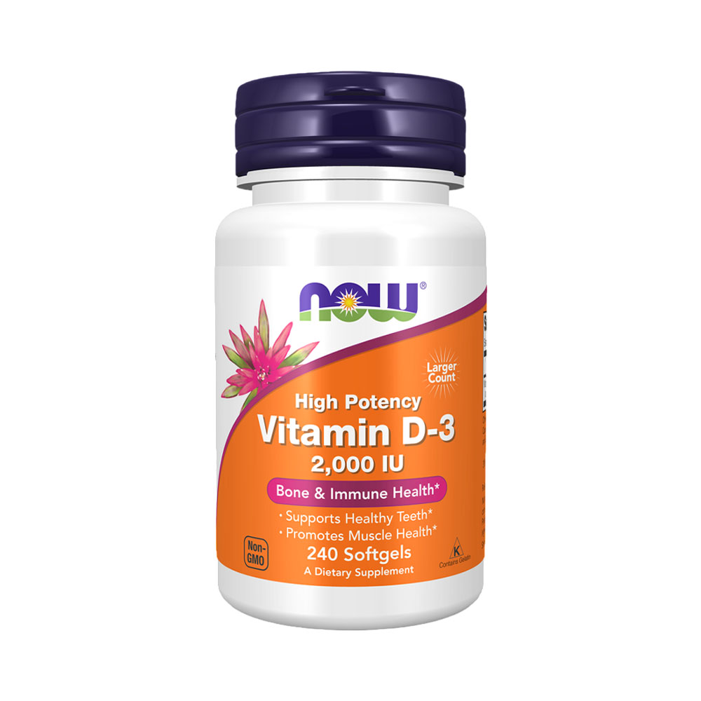 Vitamina Now D-3 2000 IU 240 Capsulas
