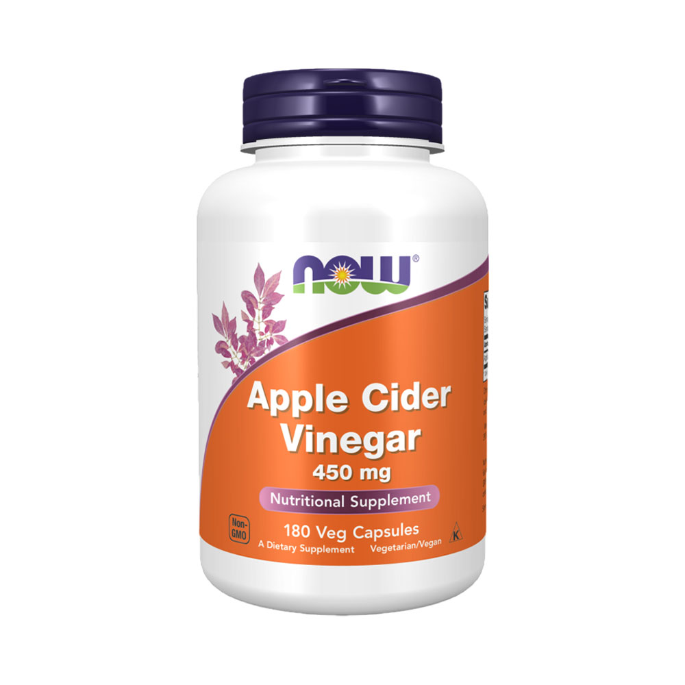 Vitamina Now Apple Cider Vinegar 450MG 180 Capsulas