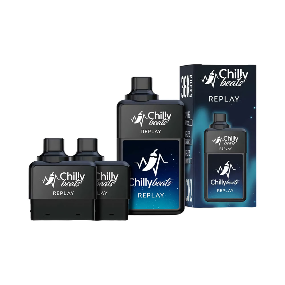 Pod Descartável Chilly Beats Replay Brain Freeze 36K Puffs
