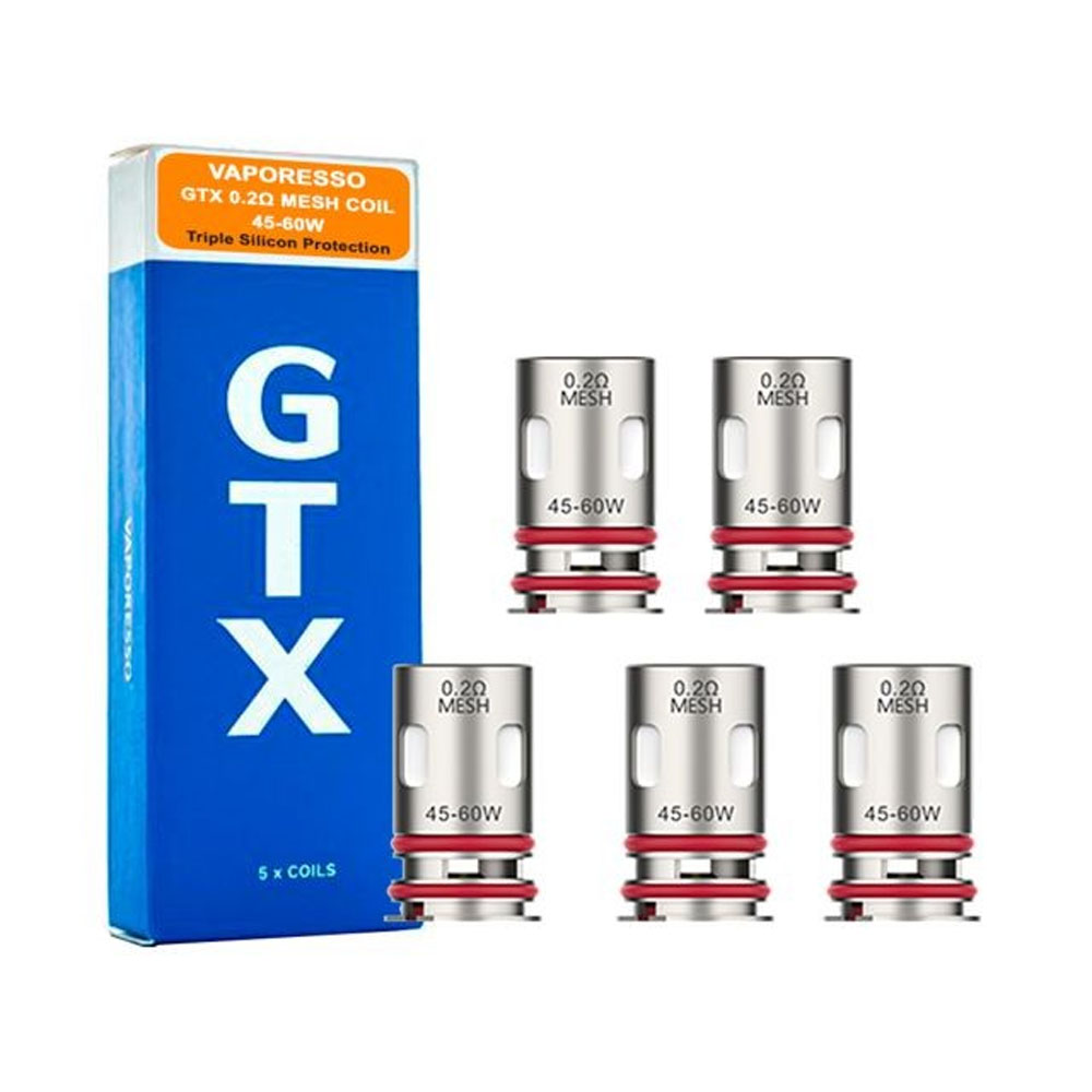 Accesorio Vaporesso Filtro Gtx 0.2 Ohm Mesh Coil 5 Piezas