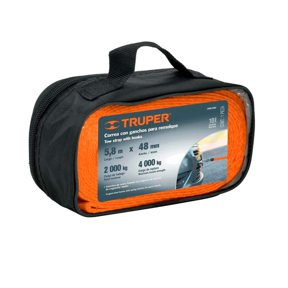 Corda com Ganchos para Reboque Truper 18344 5,8M